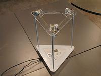 Thumbnail for the article 'Wire-suspended "delta robot".'
